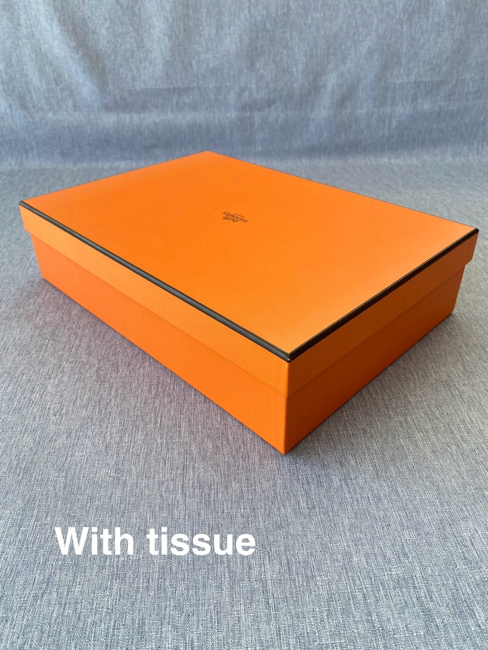 Authentic Hermès |  Orange Gift Box With Tissue | Gift Decoration